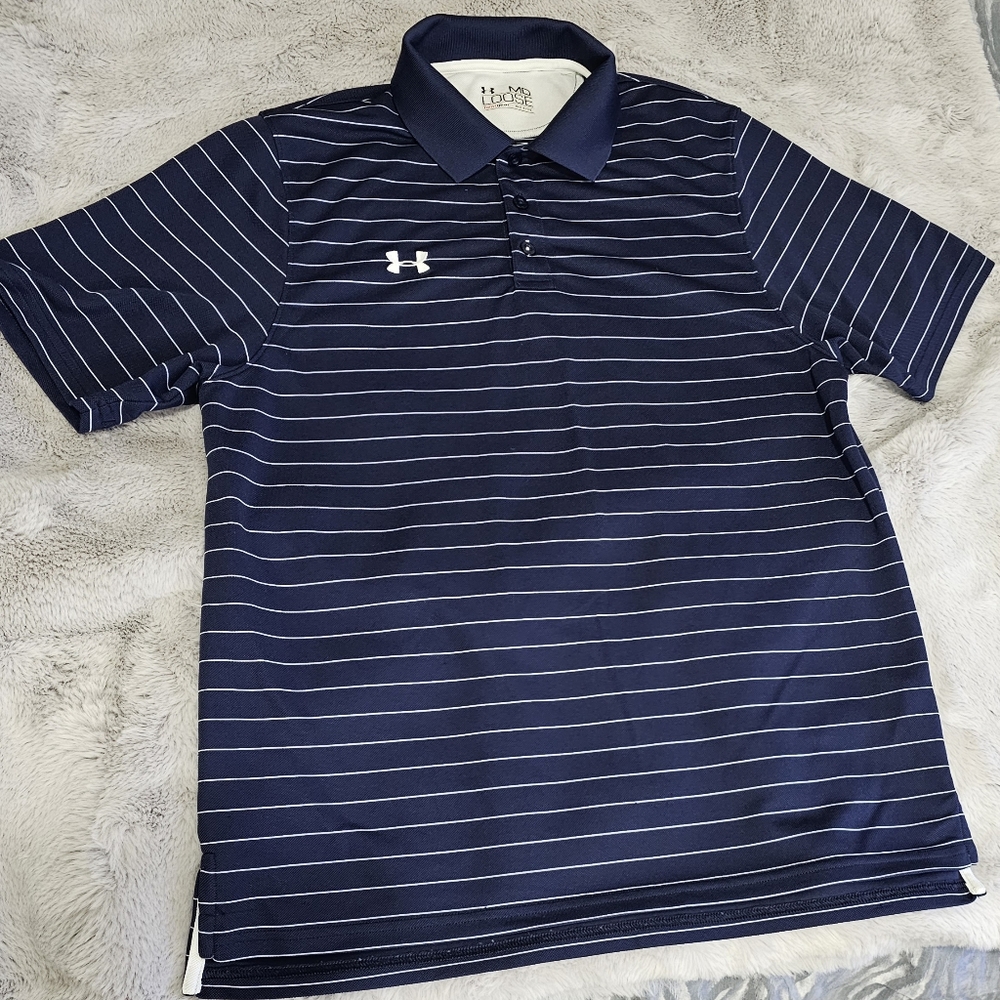 Mens Under Armour Polo Size Medium